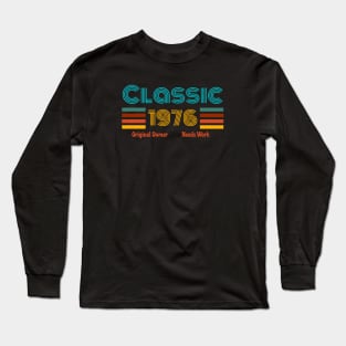 Retro birth year 1976 Long Sleeve T-Shirt